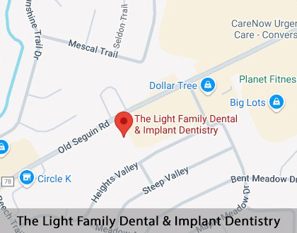 Map image for Kid Friendly Dentist in Converse, TX